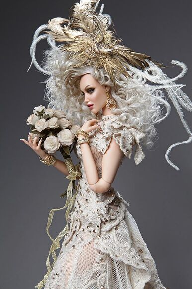 OOAK Lady with Roses